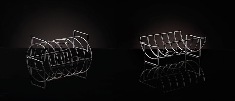 NAPOLEON Spare-Ribs- /Bratenhalter & Bierdosenhähnchen- Korb Edelstahl (56019)