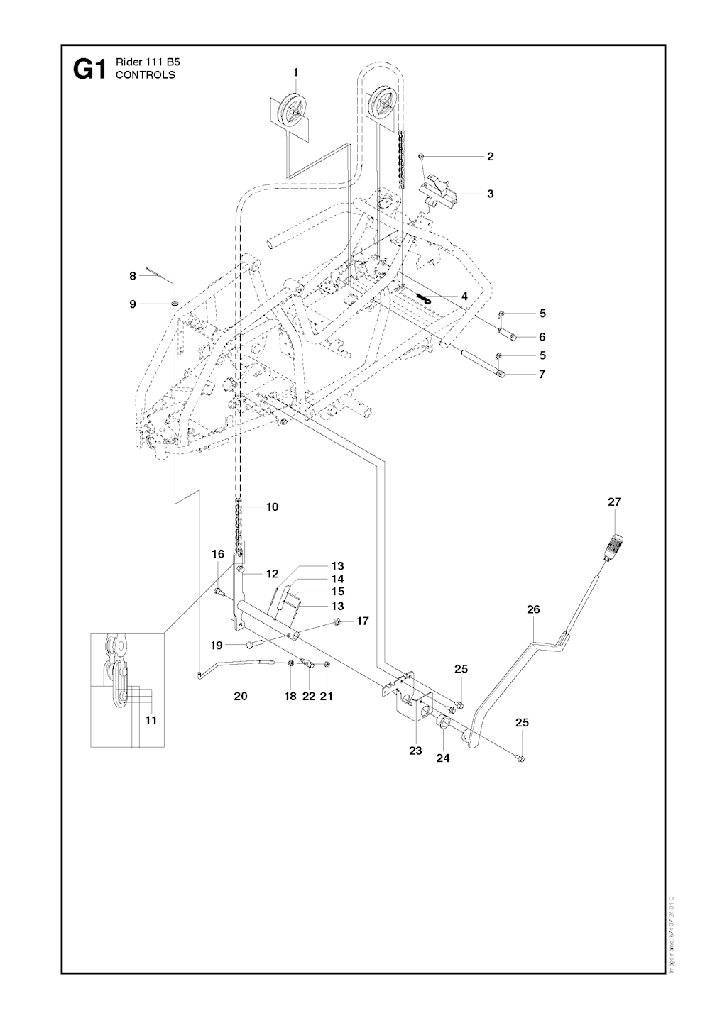 Explosionszeichnung Ersatzteile