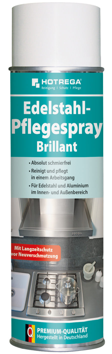 Hotrega Edelstahl-Pflegespray "Brillant" 500 ml Spraydose