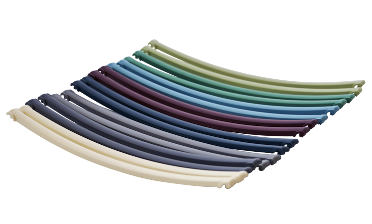 Cinas Lamellen-Set (16 Stk.) für Sessel MOOD Classic, Kunststoff, in 8 verschiedenen Farben