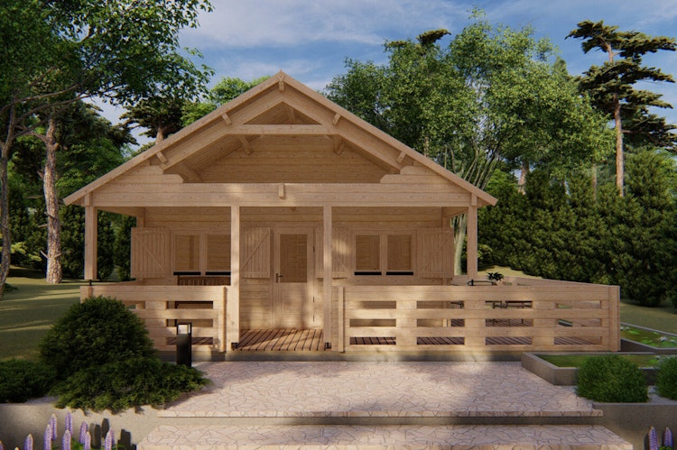 Wolff Finnhaus Ferienhaus Grimstad 48 - 68 mm