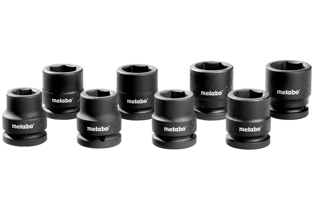 Metabo Steckschlüsselsatz 8-teilig für Schlagschrauber 3/4"