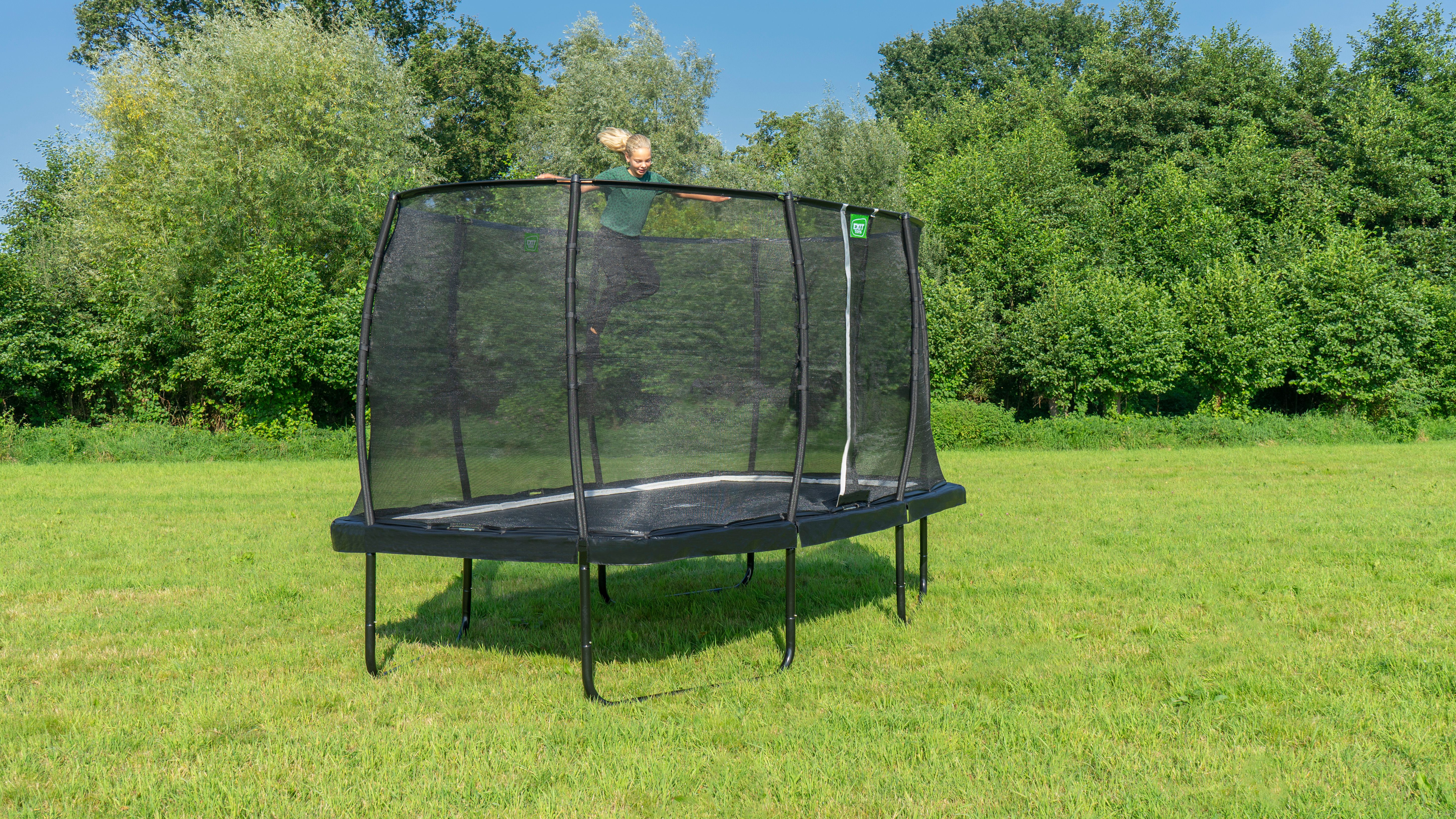 Exit Allure Premium Trampolin mit Sicherheitsnetz