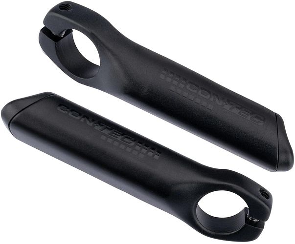 CONTEC Bar Ends Triangle 90 mm schwarz