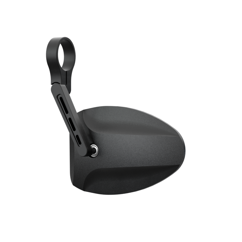 HIGHSIDER pro Lenkerendenspiegel Ferrara 2 Schwarz Kurz (1Stck.)