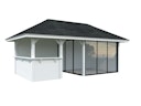 Vorschaubild Palmako Pavillon Bianca 16,6 m² Set 207 Slide - 28 mm