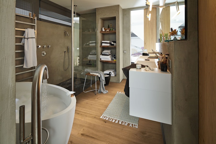 HANDMUSTER MEISTER Designboden MeisterDesign. allround DD 700 S 7455 Tacoma Oak amber Softwood-Struktur