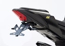 Vorschaubild PROTECH X-SHAPE 125ccm Kennzeichenhalter SET mit Reflektor und Beleuchtung Alu & Stahl Schwarz für YAMAHA YZF-R125