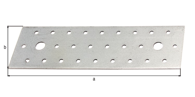 Alberts® Lochplatte  200x60 mm