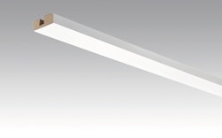 MEISTER Vierkant-Deckenabschlussleiste 15/40 mm  Weiß streichfähig DF 2222 - 2380 mm