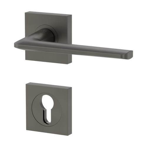 Griffwerk Türgriff REMOTE Schraubtechnik eckig - Samtgrau, Kaschmirgrau, Graphitschwarz