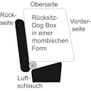 Vorschaubild TAMI Backseat Box Hundebox mit Airbagfunktion braun