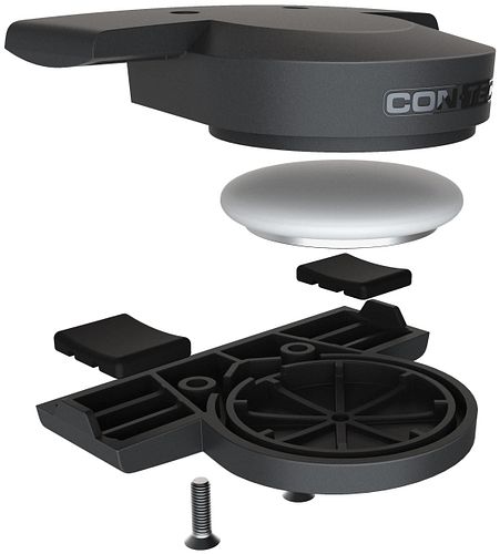 CONTEC Halterung Clue Rail schwarz