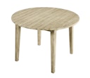 Vorschaubild Garden Pleasure Gartenmöbel Set ARVADA / OAKLAND, Tisch Ø 110 + 4 Sessel, Akazie / Polyrattan Zimtbraun / Kissen 100 % Polyester Taupe