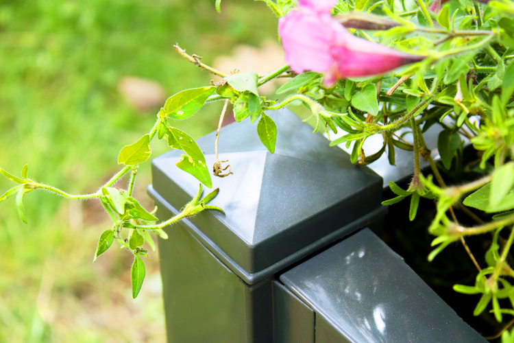 KHW Pflanzkasten groß mit Zentralspalier (2-tlg.) 100 cm - 2er Set