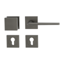 Vorschaubild Griffwerk Wechselgarnitur REMOTE SQUARE - Rosetten eckig