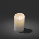 Vorschaubild Konstsmide Weihnachtsbeleuchtung  LED Echtwachskerze weiß 3D Flamme Ø10cm