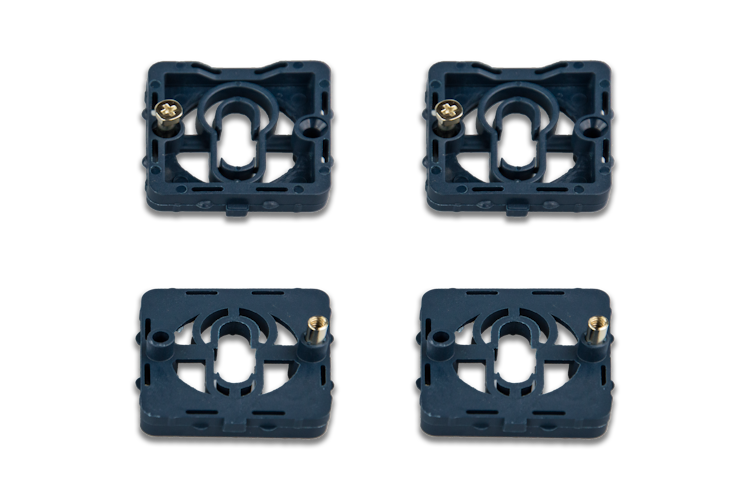 Griffwerk Wechselgarnitur CARLA Square-Edelstahl matt-Klipptechnik