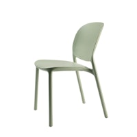 BEST Stapelsessel VIRGINIA, Kunststoff Sage Green - Auslaufartikel