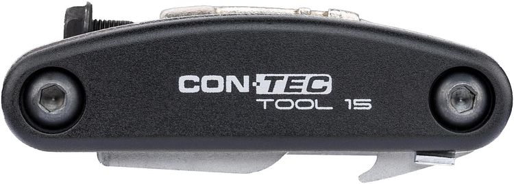CONTEC Multifunktionswerkzeug Tool 15 schwarz/silber