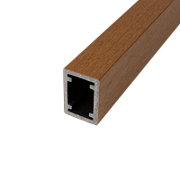 HANDMUSTER Fiberdeck Fassadenprofil Brise Soleil 60 Teak