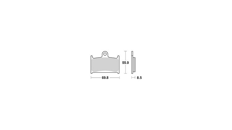 TRW Bremsbelag MCB 595