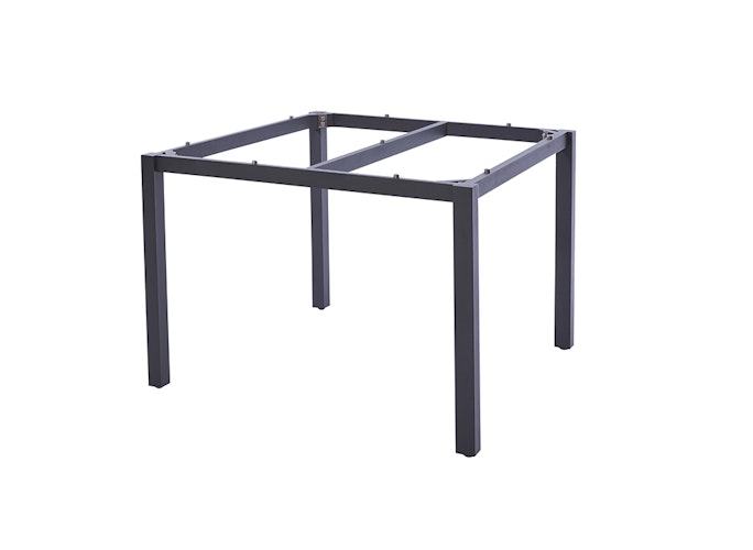 Diamond Garden Tischgestell SAN MARINO, Edelstahl Dunkelgrau