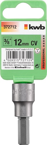 kwb Steckschl-Bit 3/8"x12mm 6kt SB 372712