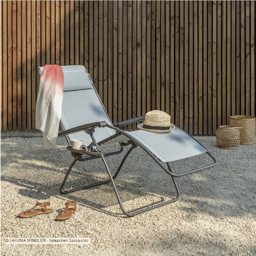 Lafuma Relaxliege RSXA CLIP, Stahl / Batyline