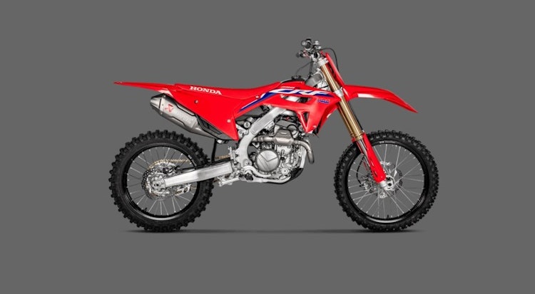Akrapovič Evolution Line Komplettanlage für Honda CRF250R / CRF250RX ('22–) ​ Titan
