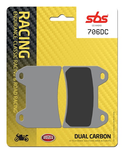 SBS Bremsbelag 706DC Road Racing Dual Carbon