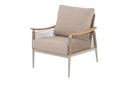 Vorschaubild Garden Pleasure Lounge-Gruppe TULUM, Alu Sandbeige / Nonwood / Rope Beige / Kissen 100 % Polyester Beige