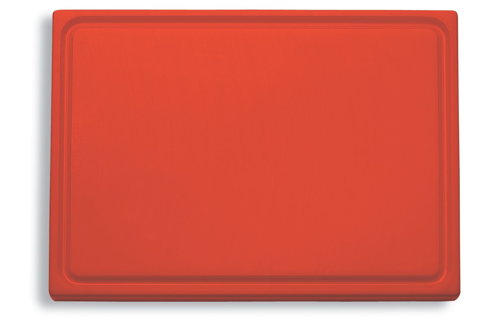 DICK Schneidebrett mit Saftrille rot 26,5 x 32,5 x 1,8 cm
