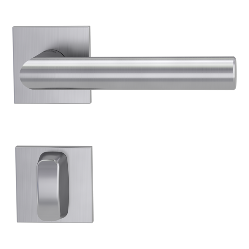 Griffwerk VAYA 128 LUCIA fast2fix Fast2Fix GK3 Rosetten eckig WC Edelstahl matt