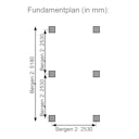 Vorschaubild Karibu 4-Eck Pavillon Bergen 1 kesseldruckimprägniert Sparset inkl. Dachschindeln