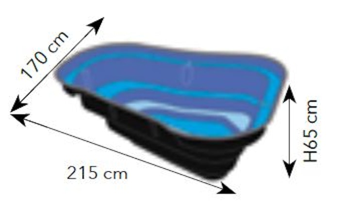 Ubbink Teichschale Fertigteich Start 1000