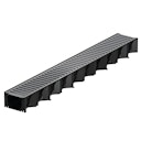 ACO Self® Hexaline 2.0 Entwässerungsrinne inkl. verzinktem Stegrost 1,0 m