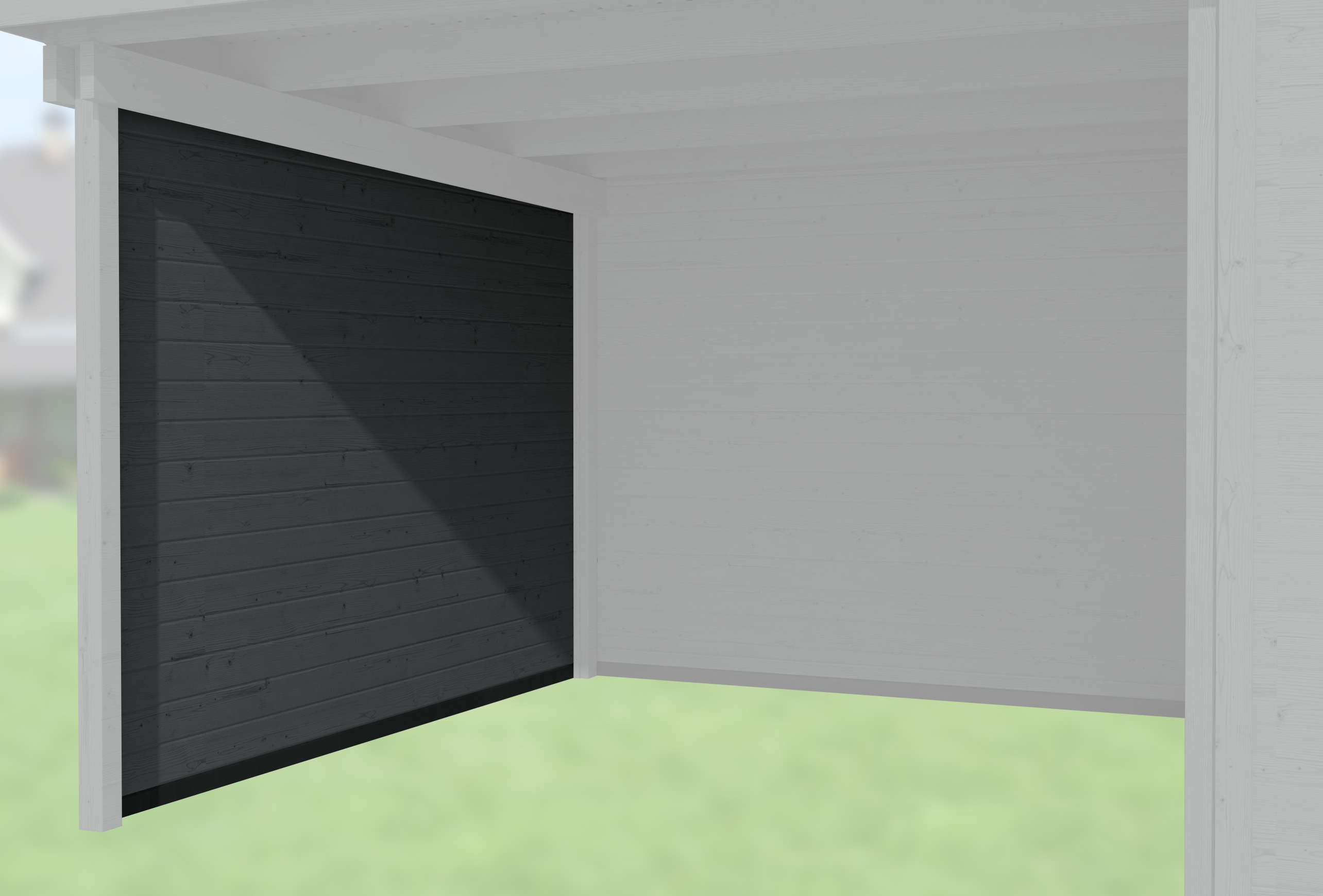 Thumbnail - Weka Seitenwand für Anbau 240 cm tief für Designhaus 126, 172-anthrazit