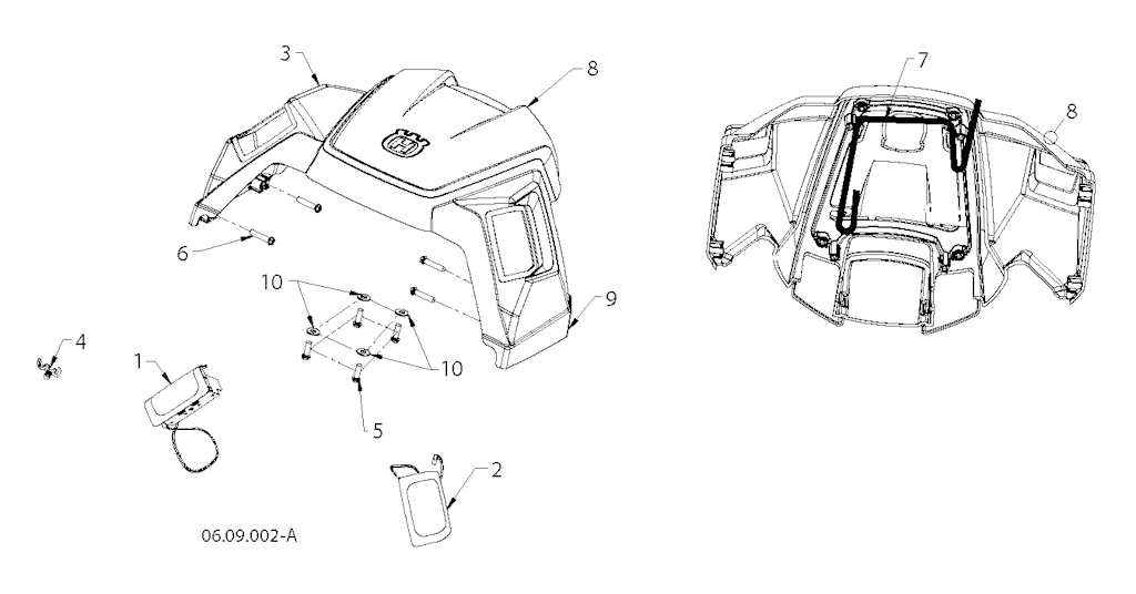 Explosionszeichnung Ersatzteile