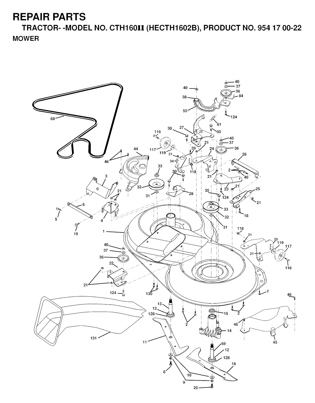 Explosionszeichnung Ersatzteile
