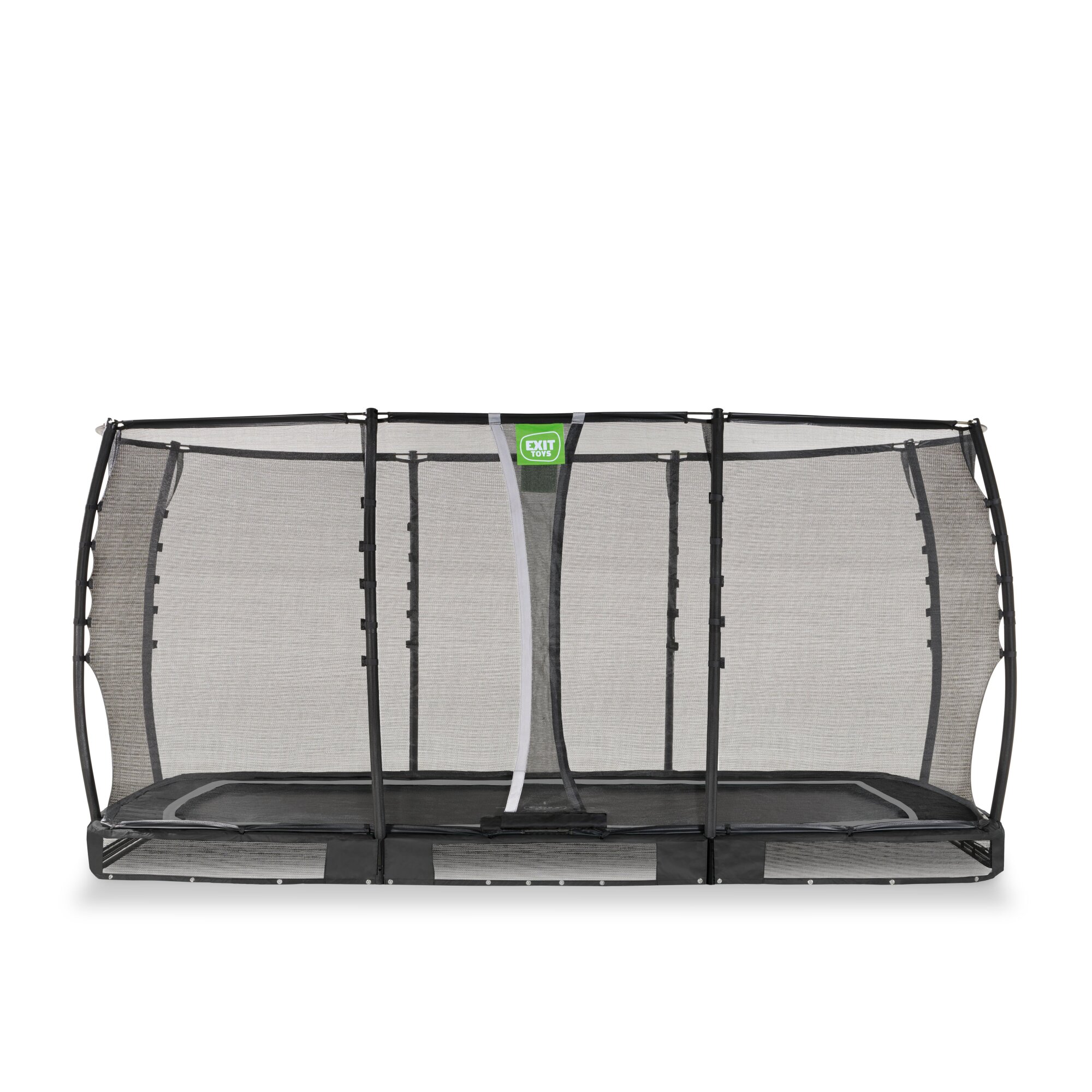Exit Allure Premium Bodentrampolin mit Sicherheitsnetz 244 x 427 cm schwarz