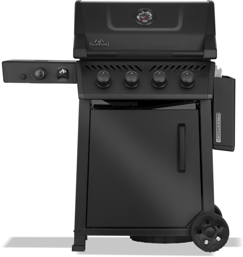 Napoleon Phantom Freestyle PRO 425, mit Edelstahl Rosten und Tür, Mattschwarz