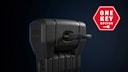 ABUS Faltschloss 6200K/90 SH BK (Sonderanfertigung, XPlus™ Code erforderlich)