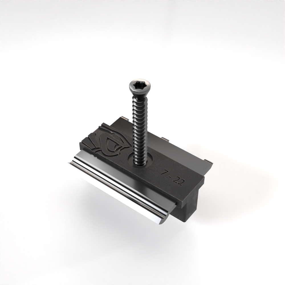 COBRA FASTENER Cobra HYBRID Clip7-22 - 90 Clips inkl. Schrauben & Bit für Bambus