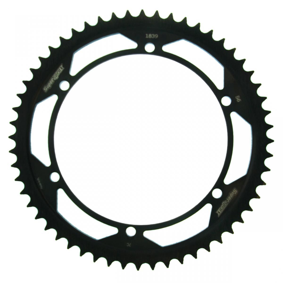 Supersprox Stahl-Kettenrad 428 56Z (Schwarz)