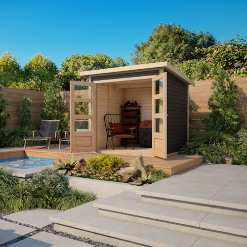 Karibu Woodfeeling Gartenhaus Stockach 2/3/4/5 - 19 mm