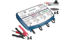Tecmate Batterieladegerät Optimate 2 Duo 4 Ladeeinheiten