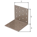 Vorschaubild Alberts DURAVIS® Lochplattenwinkel 80x80x80mm