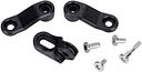 Vorschaubild CONTEC Halterung DLUX schwarz/silber 3-teiliger Standardhalter