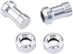 Stan's Ventilkappe Tubeless Valve Color Kit silber